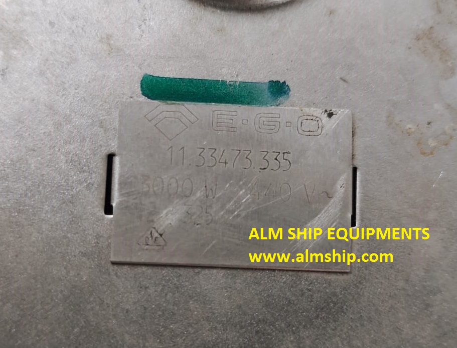 E.G.O 11.33473.335 Hot Plate 3000W 440V~ | ALM SHIP EQUIPMENTS